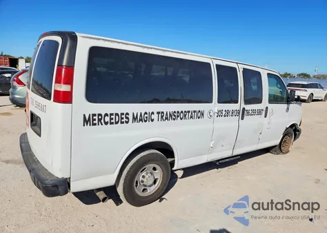 2014 Chevrolet Express G3500 Ls from USA, damaged, VIN 1GAZGZFAXE1114332